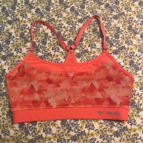 Columbia Power Mesh Sports Bra Size Medium - Picture 3 of 7